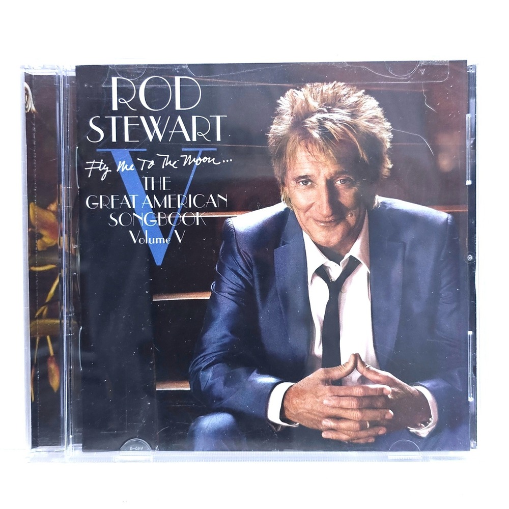 Rod Stewart Fly Me‎ To The Moon Great American Songbook Vol V CD 2010 Moon River